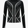 Fitted top met lijnen