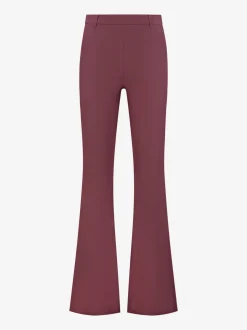 Flared broek met hoge taille