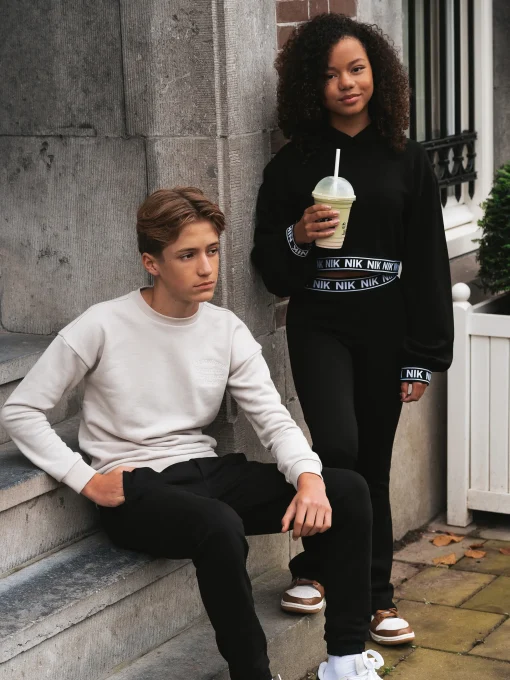 Flared broek met NIK&NIK tailleband