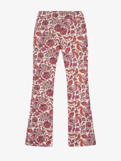 Flared broek met print
