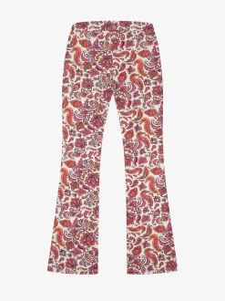 Flared broek met print