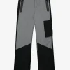 Gemêleerde ski broek met verstelbare taille