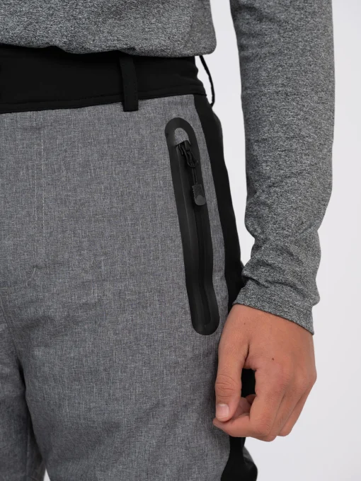 Gemêleerde ski broek met verstelbare taille