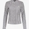 Gestreepte Slim fit blouse