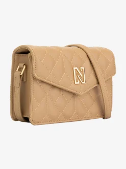 Gewatteerde schoudertas met N-logo