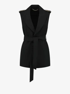 Gilet met aantrekkoord