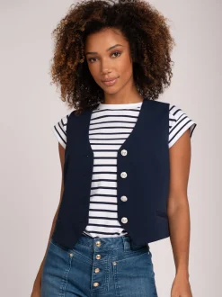 Gilet met knopen