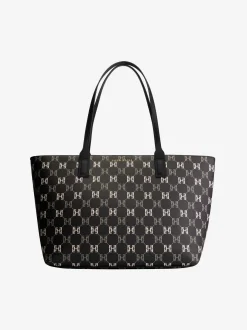 Grote shopper met logo patroon