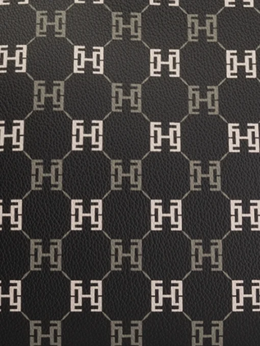 Grote shopper met logo patroon