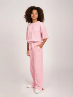 High rise broek met split