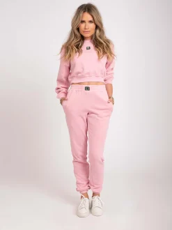 Joggingbroek met metalen logo