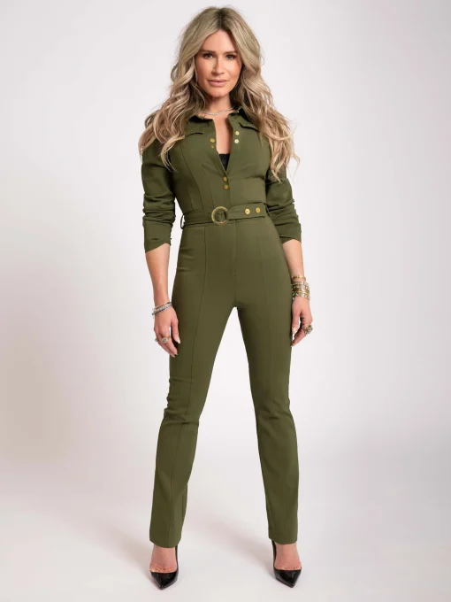 Jumpsuit met riem