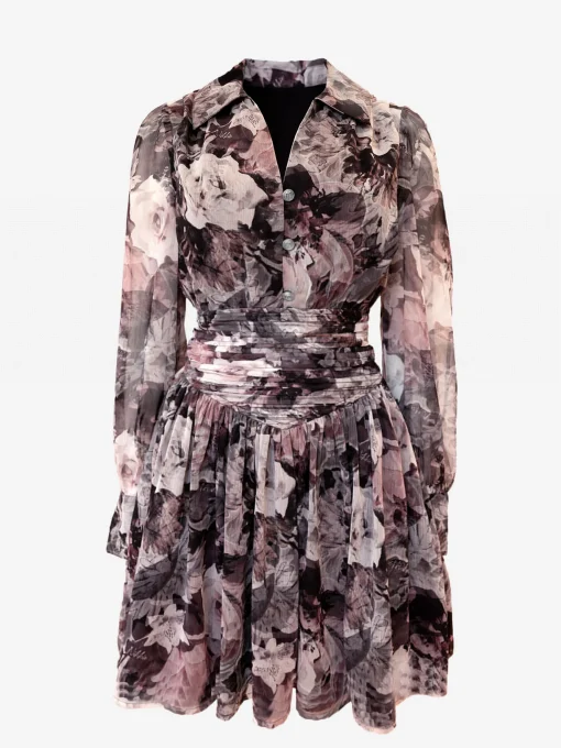 Jurk met bloemenprint