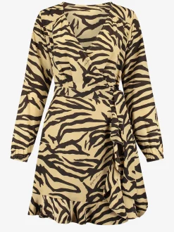 Jurk met leopard print