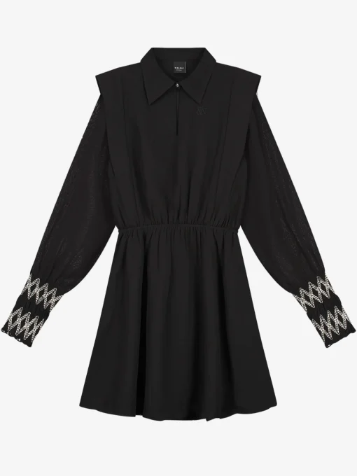 Jurk met schouder detail