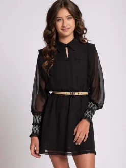 Jurk met schouder detail