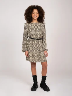 Jurk met slangenprint