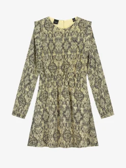 Jurk met slangenprint