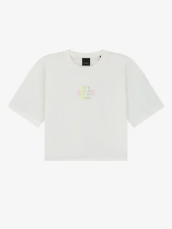 Kort T-shirt met kleine print