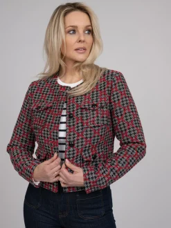 Kort tweed jack