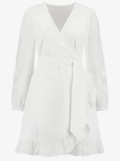 Korte jurk met embroidery