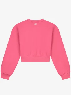 Korte sweater met tekst