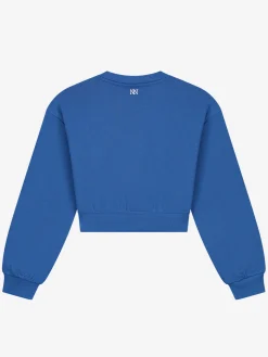 Korte sweater met tekst