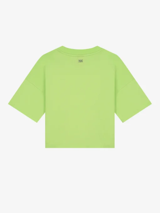 Korte T-shirt met NN print