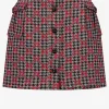 Korte tweed rok