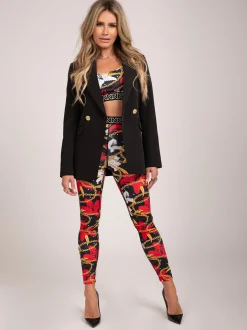 Legging met graphic patroon