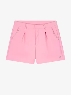 Leren look shorts