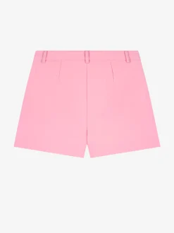 Leren look shorts