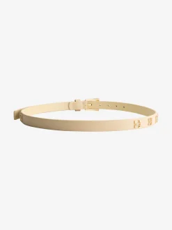 Leren riem met FH-logo studs