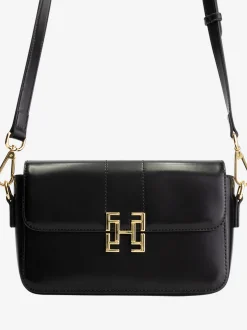 Leren-look tas met FH gesp