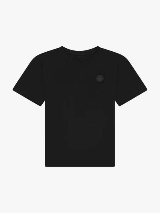 Losvallend T-shirt met N&N logo patch