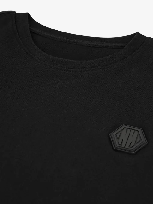 Losvallend T-shirt met N&N logo patch