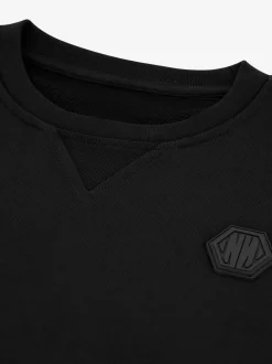 Losvallende trui met N&N logo patch