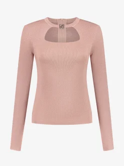 Lurex top with N slide