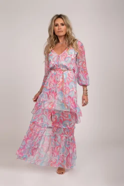 Maxi dress met print