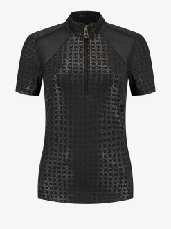 Mesh top met N patroon