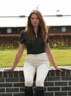 Mesh top met N patroon