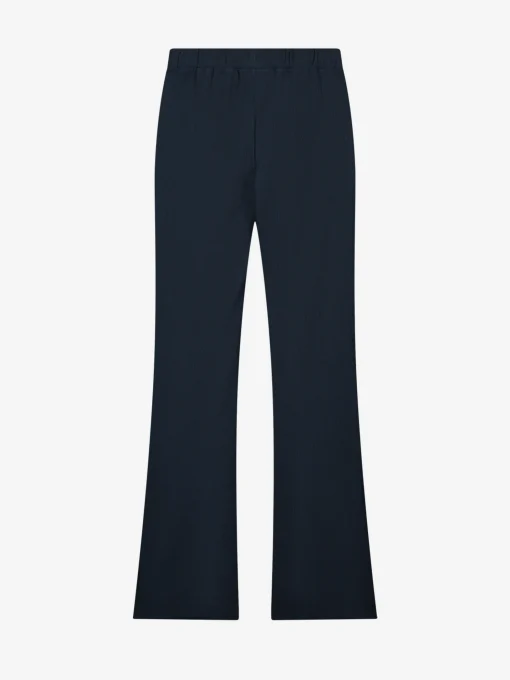 Mid rise flared broek