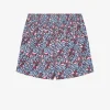 mid rise skort met print