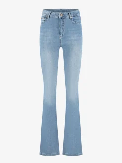 Mid waist flared jeans