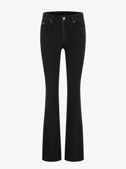 Mid waist flared jeans