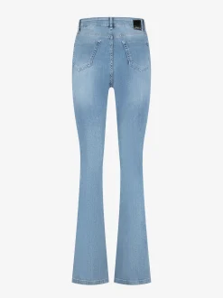 Mid waist flared jeans