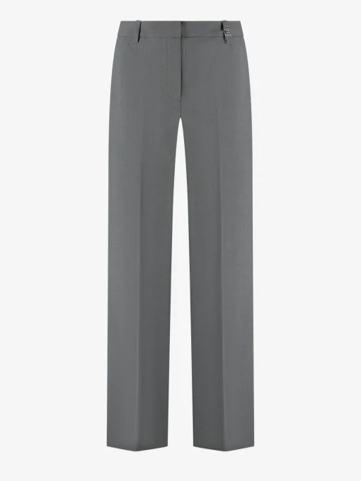 Mid waist pantalon met FH detail