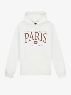 Oversized hoodie met Paris print