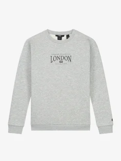 Oversized sweater met London print