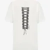 Oversized T-shirt met lace print
